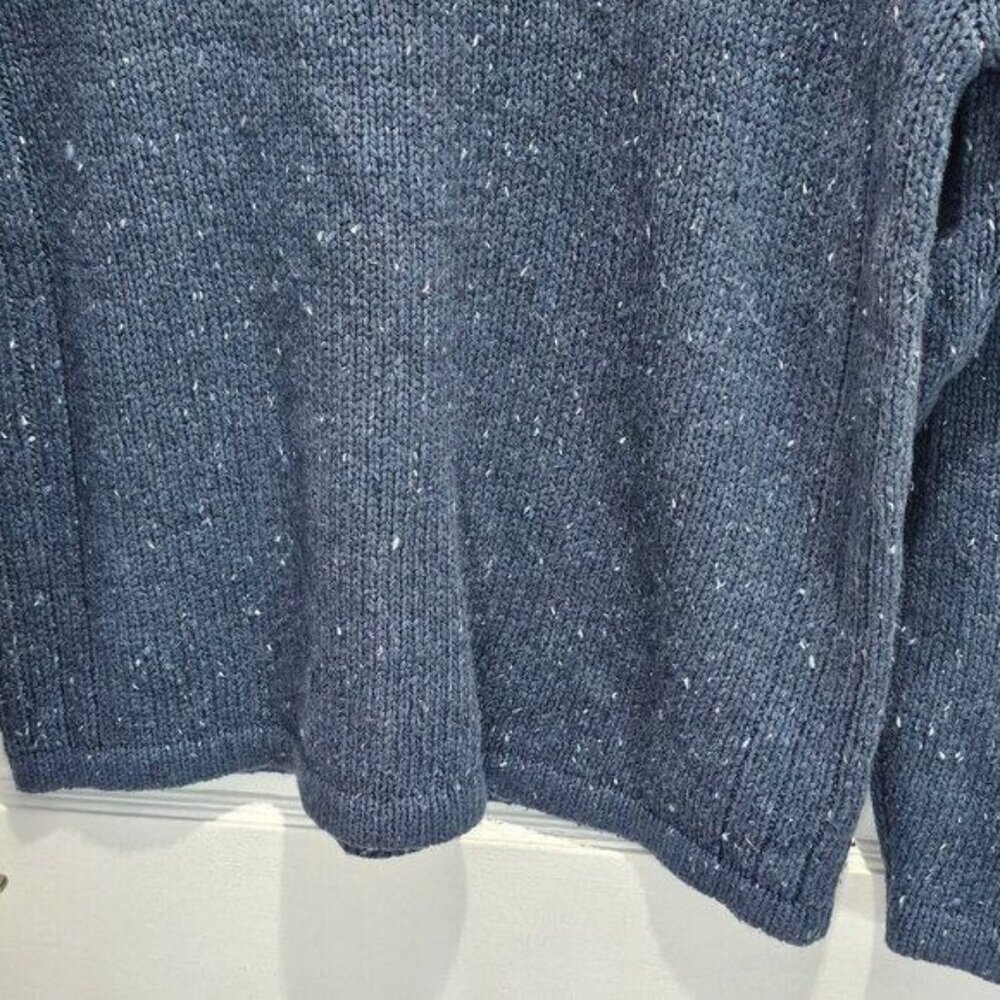 NG Men's XL Blue Knit Sweater - Vintage Style Made In Hong Kong - Picture 10 of 15
